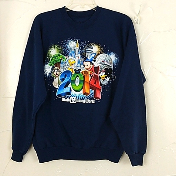 Disneyland Walt Disney World Tops - Disneyland Walt Disney World 2014 Celebration Sweatshirt Size XL